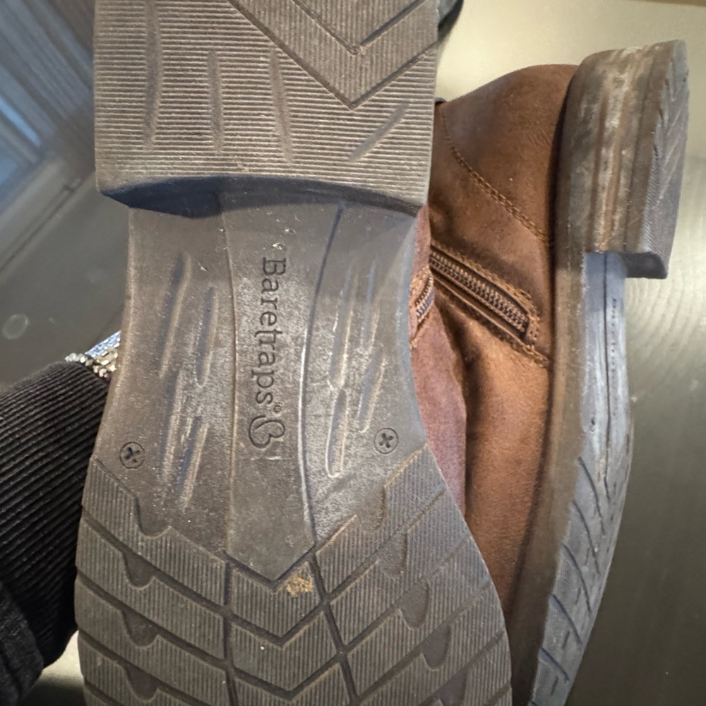 Baretrap Brown Leather Ankle Boots - Picture 5 of 6